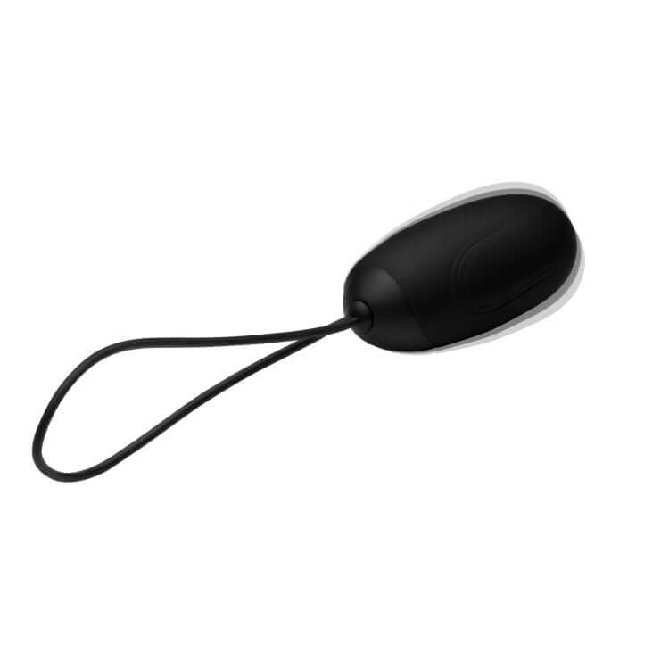 Under Control rechargeable vibrating bullet with remote control, compact black design for hands-free intimate pleasure