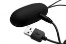 Rechargeable Under Control Vibrating Bullet with USB charging cable for hands-free and remote-controlled pleasure.