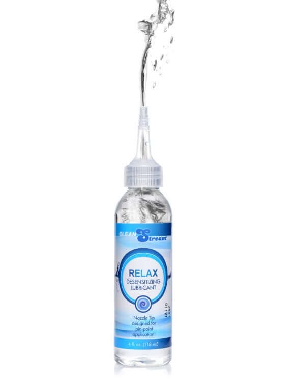 XR Brands Cleanstream Relax Anal Lube Desensitizing with Tip 4 Oz at $21.99