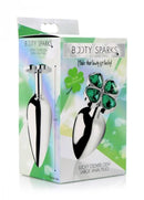 XR Brands Booty Sparks Lucky Clover Gem Anal Plug Large at $17.99