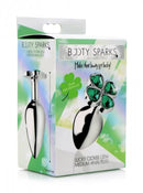 XR Brands Booty Sparks Lucky Clover Gem Anal Plug Medium at $12.99