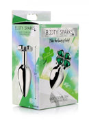XR Brands Booty Sparks Lucky Clover Gem Anal Plug Small at $10.99