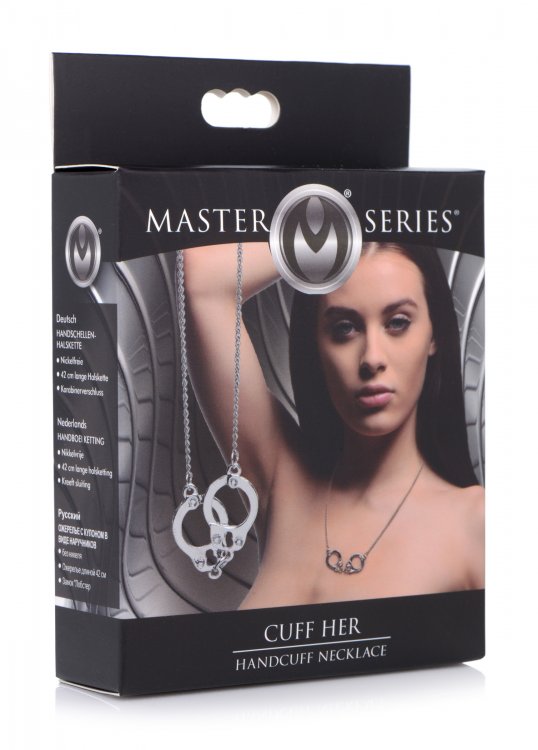 XR Brands Master Series Cuff Her Handcuff Necklace at $7.99