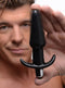 XR Brands Frisky Thrilling Noir Smooth Vibrating Anal Plug Black at $10.99