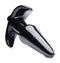 XR Brands Frisky Thrilling Noir Smooth Vibrating Anal Plug Black at $10.99