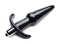 XR Brands Frisky Thrilling Noir Smooth Vibrating Anal Plug Black at $10.99