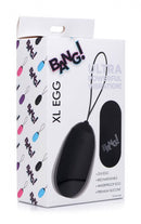 XR Brands Bang! XL Vibrating Egg Black at $49.99