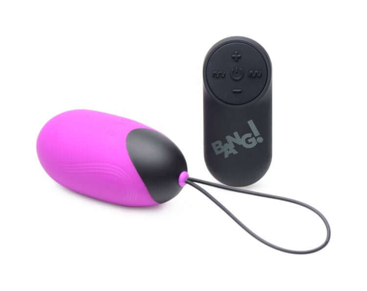 XR Brands Bang! XL Vibrating Egg Purple at $49.99