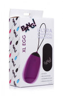 XR Brands Bang! XL Vibrating Egg Purple at $49.99