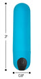 XR Brands Bang! Vibrating Bullet with Remote Control Blue at $23.99