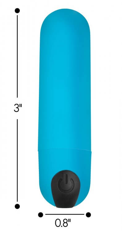 XR Brands Bang! Vibrating Bullet with Remote Control Blue at $23.99