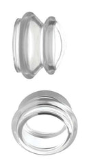 XR Brands Master Series Clear Plungers Nipple Suckers Large at $11.99