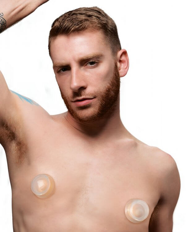 MASTER SERIES CLEAR PLUNGERS SILICONE NIPPLE SUCKERS- SMALL-1