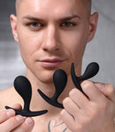 XR Brands Master Series Dark Droplets 3 Piece Curved Anal Trainer Set at $11.99