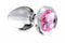 XR Brands Booty Sparks Pink Gem Glass Anal Plug Small at $11.99
