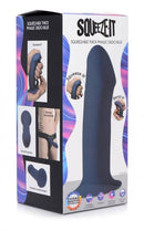 XR Brands Squeeze It Squeezable Thick Phallic Dildo Blue at $24.99