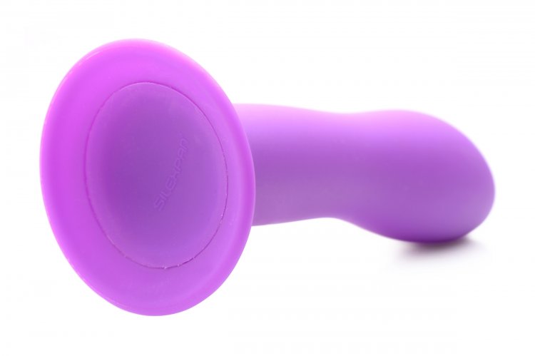 XR Brands Squeeze It Slender Dildo Purple at $21.99
