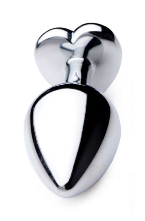 XR Brands Booty Sparks Black Heart Gem Anal Plug Medium at $13.99