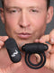 XR Brands Bang! Silicone Cock Ring and Bullet with Remote Control Black at $29.99
