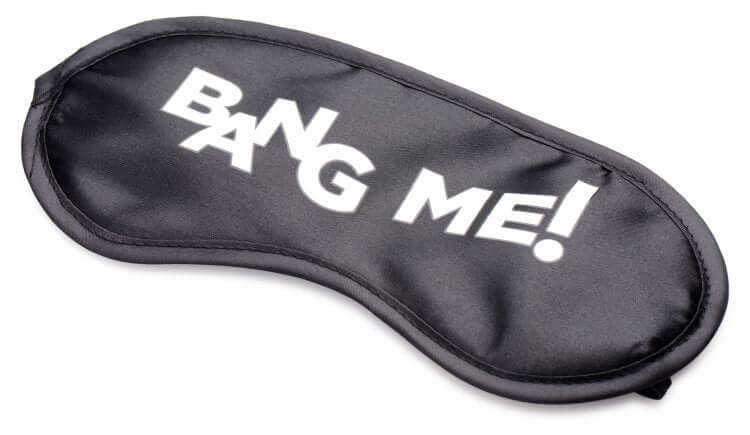 XR Brands Bang! Backdoor Adventure 3 Piece Butt Plug Bullet and Blindfold Kit Black at $41.99