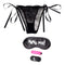 XR Brands Bang! Power Panty Lace Panties Bullet and Blindfold Pink at $29.99