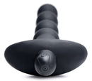 XR Brands Bang! Vibrating Silicone Anal Beads and Remote Control Black at $29.99
