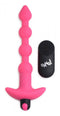 XR Brands Bang! Vibrating Silicone Anal Beads and Remote Control Pink at $29.99