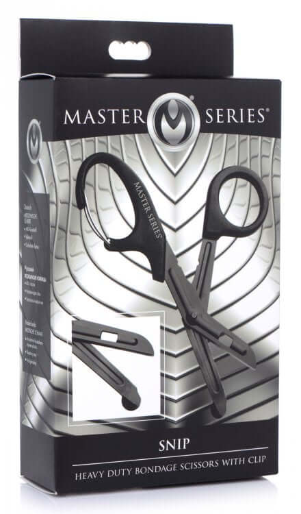 MASTER SERIES SNIP HEAVY DUTY BONDAGE SCISSORS W/ CLIP-7