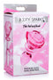 XR Brands Booty Sparks Pink Rose Glass Small Anal Plug at $14.99