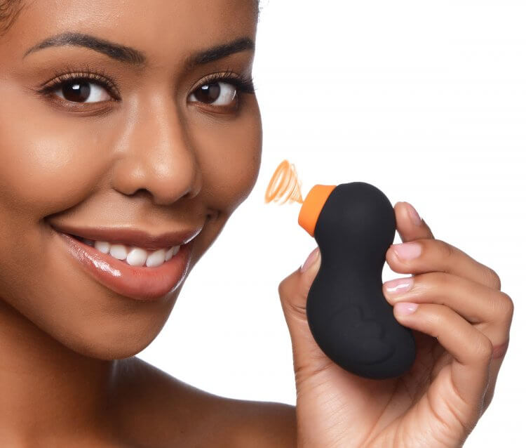 XR Brands Inmi Shegasm Sucky Ducky Deluxe Clitoris Stimulator at $29.99