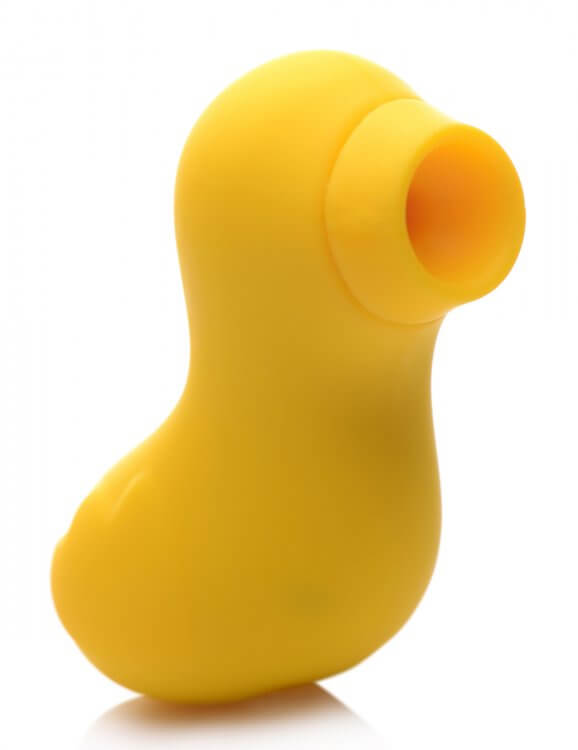 XR Brands Shegasm Sucky Duck Clitoral Stimulator Yellow at $29.99