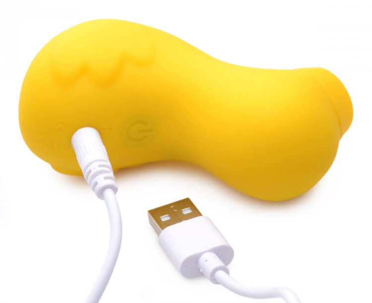 XR Brands Shegasm Sucky Duck Clitoral Stimulator Yellow at $29.99