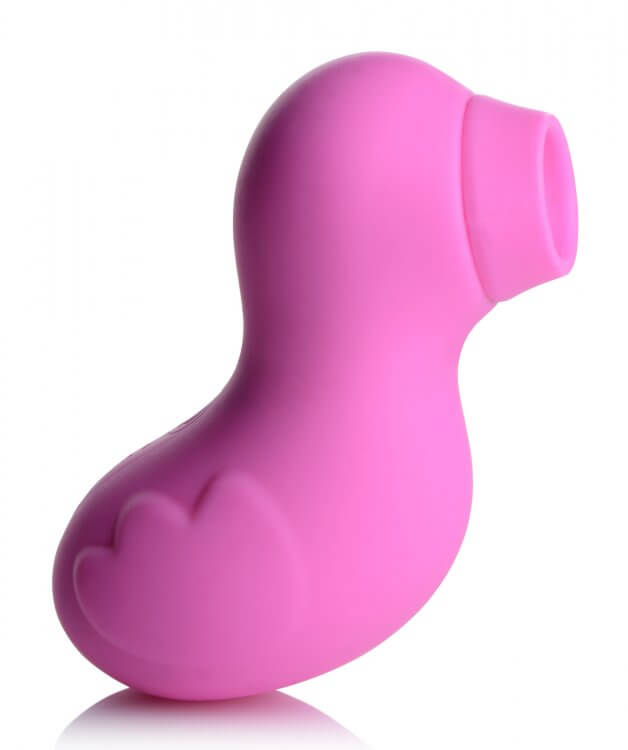 Pink Shegasm Sucky Duck Clitoral Stimulator with powerful waterproof suction and duck-shaped design.
