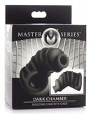 XR Brands Master Series Dark Chamber Silicone Chastity Cage at $23.99