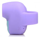 Inmi Shegasm Mini 12X Clit Stimulator in purple, compact and powerful clitoral pleasure toy with ergonomic design for on-the-go satisfaction