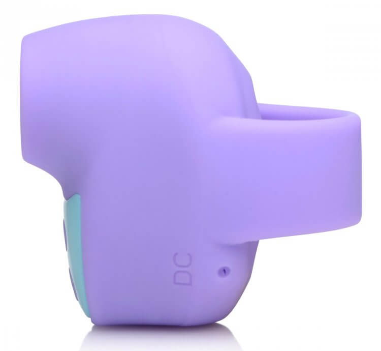 Inmi Shegasm Mini 12X Clit Stimulator in purple, compact and powerful clitoral pleasure toy with ergonomic design for on-the-go satisfaction