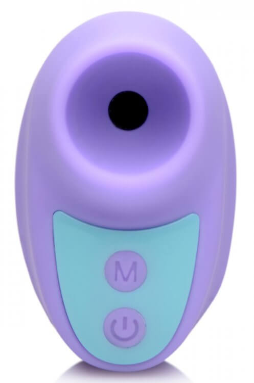 Inmi Shegasm Mini 12X Clit Stimulator in Purple - Compact and Powerful Clitoral Pleasure Toy with 3 Speeds and 4 Patterns of Suction