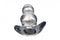XR Brands Master Series Clear View Hollow Anal Plug Small at $9.99