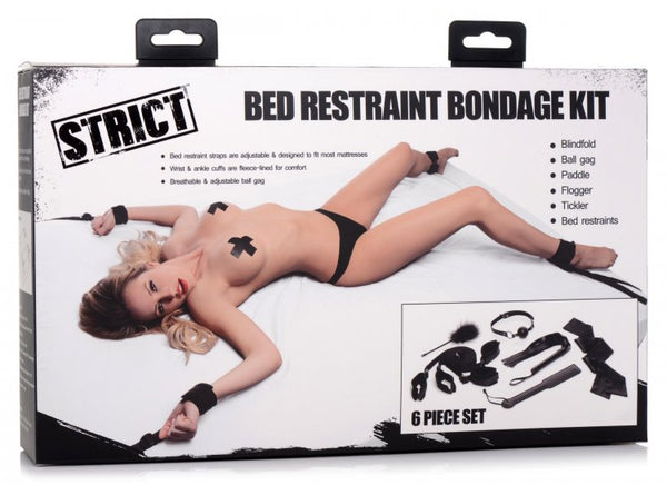 XR Brands Strict Bed Restraint Bondage Kit at $59.99