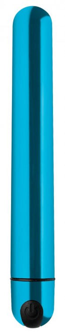 XR Brands Bang 10X Slim Metallic Bullet Vibrator Blue at $19.99