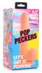 XR Brands Pop 6.5 inches Dildo with Balls Light Skin Tone at $11.99