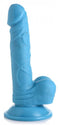 XR Brands Pop 6.5 inches Dildo with Balls Blue at $11.99