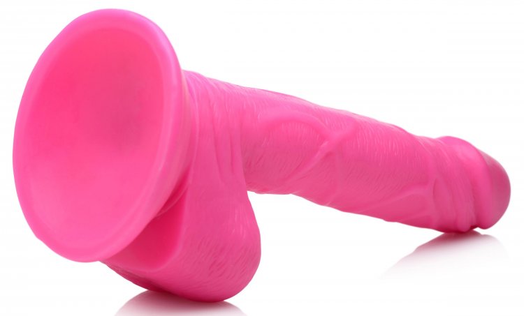 XR Brands Pop 6.5 inches Dildo with Balls Pink at $11.99