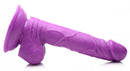 XR Brands Pop 6.5 inches Dildo with Balls Purple at $11.99