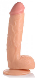 XR Brands Pop 8.25 inches Dildo with Balls Light Skin Tone at $19.99