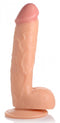 XR Brands Pop 8.25 inches Dildo with Balls Light Skin Tone at $19.99