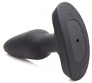 Laser anal plug with remote control from Booty Sparks, featuring vibration settings and flashing light for intimate play.