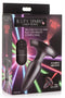 Booty Sparks Laser Series Small Anal Plug with Remote Control in packaging, featuring "Fuck Me" laser light and powerful vibration.