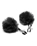 Charmed Pom Pom Nipple Clamps Black