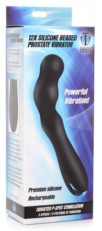 XR Brands Trinity Men Beaded Prostate Vibrator at $34.99
